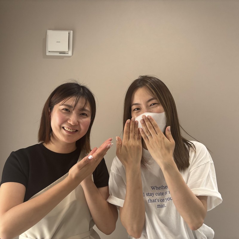 福岡市南区 ete お客様の声3 A.S様 30代 ご来店時の様子
